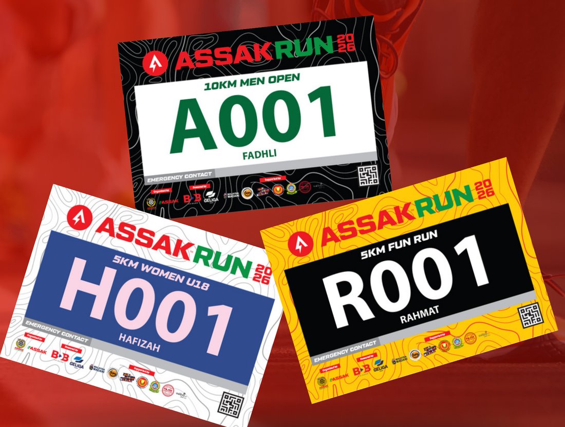 ASSAK RUN 2026 race bib numbers